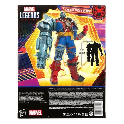 Marvel Legends Spider-Man Across The Spider-Verse Cyborg Spider-Woman Deluxe 6-Inch Action Figure Action & Toy Figures ToyShnip