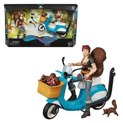 Marvel Legends The Unbeatable Squirrel Girl 6-Inch Action Figure with Vespa Vehicle Toys & Games ToyShnip