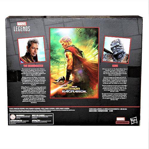 Marvel Legends Thor Ragnarok Grandmaster and Korg 6-Inch Action Figures Toys & Games ToyShnip