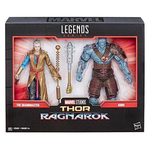 Marvel Legends Thor Ragnarok Grandmaster and Korg 6-Inch Action Figures Toys & Games ToyShnip