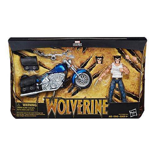 Marvel Legends Vehicle Ultimate Action Figures: Wolverine and Motorcycle Toys & Games ToyShnip