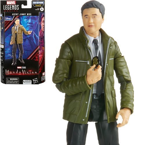 Marvel Legends WandaVision Agent Jimmy Woo 6-Inch Action Figure Action & Toy Figures ToyShnip