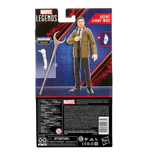Marvel Legends WandaVision Agent Jimmy Woo 6-Inch Action Figure Action & Toy Figures ToyShnip