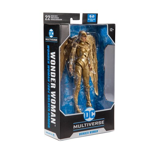 McFarlane Toys DC Comics Wave 2 Wonder Woman 1984 Gold Costume 7-Inch Action Figure Toys & Games ToyShnip
