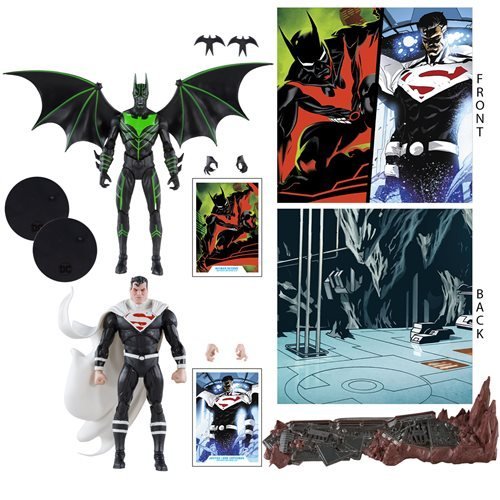 McFarlane Toys DC Multiverse Batman Beyond vs. Justice Lord Superman 7-Inch Scale Action Figure 2-Pack Action & Toy Figures ToyShnip