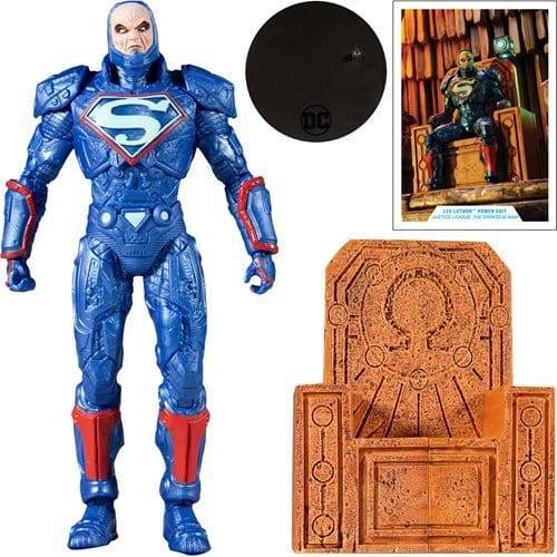 McFarlane Toys DC Multiverse Lex Luthor Blue Power Suit Justice League: The Darkseid War 7-Inch Scale Action Figure Action & Toy Figures ToyShnip