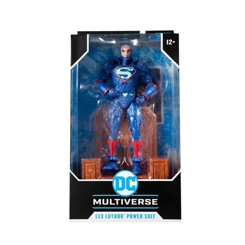 McFarlane Toys DC Multiverse Lex Luthor Blue Power Suit Justice League: The Darkseid War 7-Inch Scale Action Figure Action & Toy Figures ToyShnip