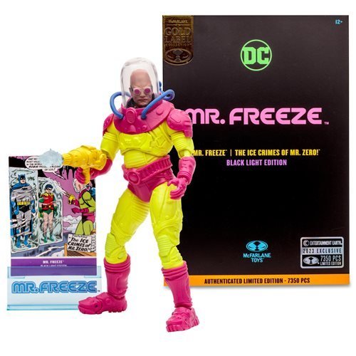 McFarlane Toys DC Multiverse Mr. Freeze Black Light Gold Label 7-Inch Scale Action Figure - Entertainment Earth Exclusive Action & Toy Figures ToyShnip