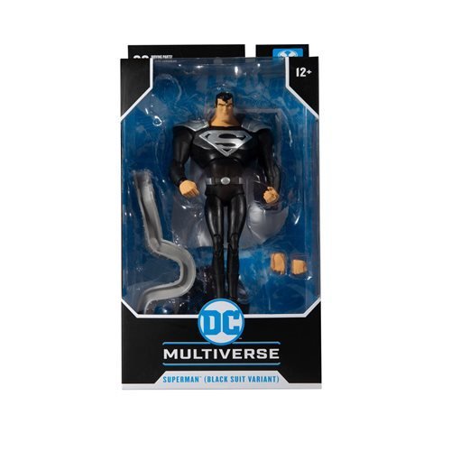 McFarlane Toys DC Multiverse Superman Black Suit Superman: The Animated Series 7-Inch Scale Action Figure Action & Toy Figures ToyShnip