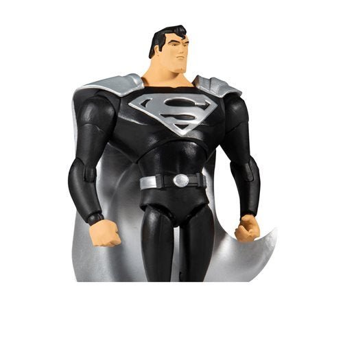 McFarlane Toys DC Multiverse Superman Black Suit Superman: The Animated Series 7-Inch Scale Action Figure Action & Toy Figures ToyShnip