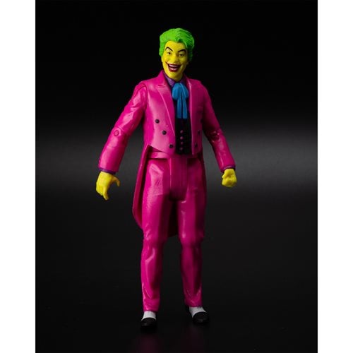 McFarlane Toys DC Retro The Joker Batman: Classic TV Series Black Light Gold Label 6-Inch Action Figure - Entertainment Earth Exclusive Action & Toy Figures ToyShnip