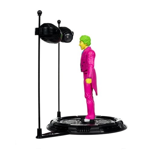 McFarlane Toys DC Retro The Joker Batman: Classic TV Series Black Light Gold Label 6-Inch Action Figure - Entertainment Earth Exclusive Action & Toy Figures ToyShnip