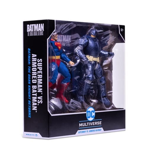 McFarlane Toys DC The Dark Knight Returns Superman vs. Batman 7-Inch Scale Action Figure 2-Pack Action & Toy Figures ToyShnip