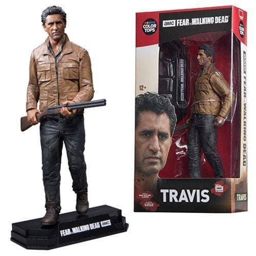 McFarlane Toys Fear the Walking Dead Travis Manawa Color Tops Red Wave #3 Action Figure Toys & Games ToyShnip