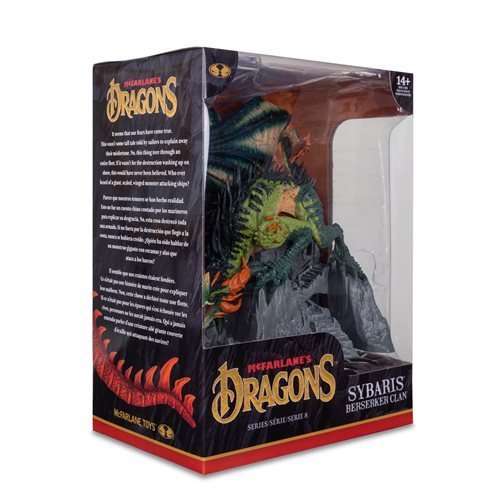 McFarlane Toys McFarlane's Dragons Series 8 Sybaris Berserker Clan 11-Inch Statue Action & Toy Figures ToyShnip