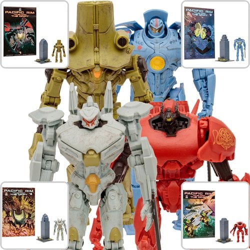 McFarlane Toys Pacific Rim Jaeger Wave 1 4-Inch Scale Action Figure with Comic Book - Select Figure(s) Action & Toy Figures ToyShnip