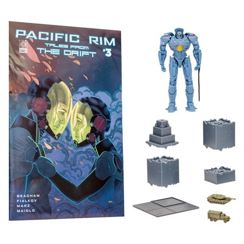 McFarlane Toys Pacific Rim Jaeger Wave 1 4-Inch Scale Action Figure with Comic Book - Select Figure(s) Action & Toy Figures ToyShnip