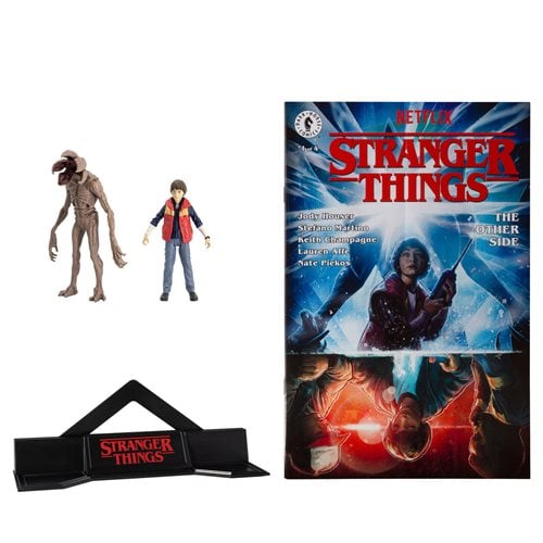 McFarlane Toys Stranger Things Page Punchers Wave 1 3-Inch Action Figure 2-Pack with Comic Book Toys & Games ToyShnip
