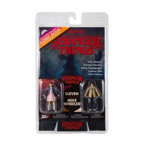 McFarlane Toys Stranger Things Page Punchers Wave 1 3-Inch Action Figure 2-Pack with Comic Book Toys & Games ToyShnip