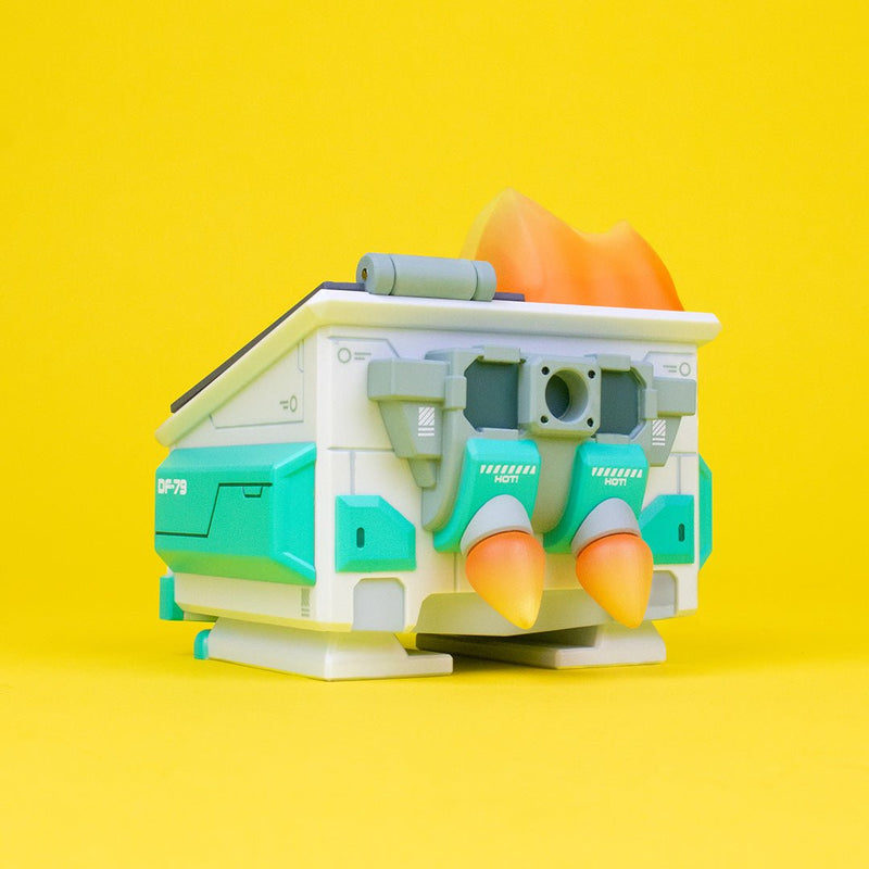 Mecha Dumpster Fire DF-79 figure Vinyl Art Toy 100soft
