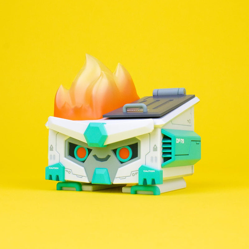 Mecha Dumpster Fire DF-79 figure Vinyl Art Toy 100soft