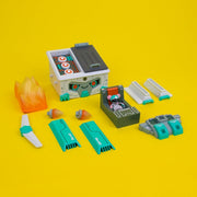 Mecha Dumpster Fire DF-79 figure Vinyl Art Toy 100soft