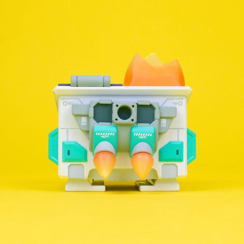 Mecha Dumpster Fire DF-79 figure Vinyl Art Toy 100soft