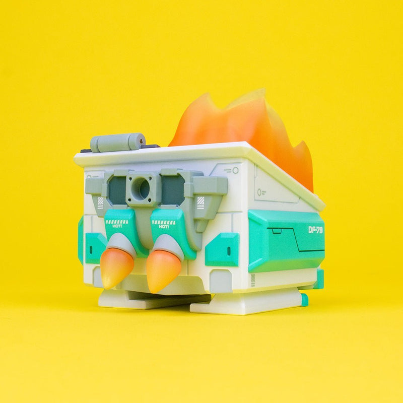 Mecha Dumpster Fire DF-79 figure Vinyl Art Toy 100soft