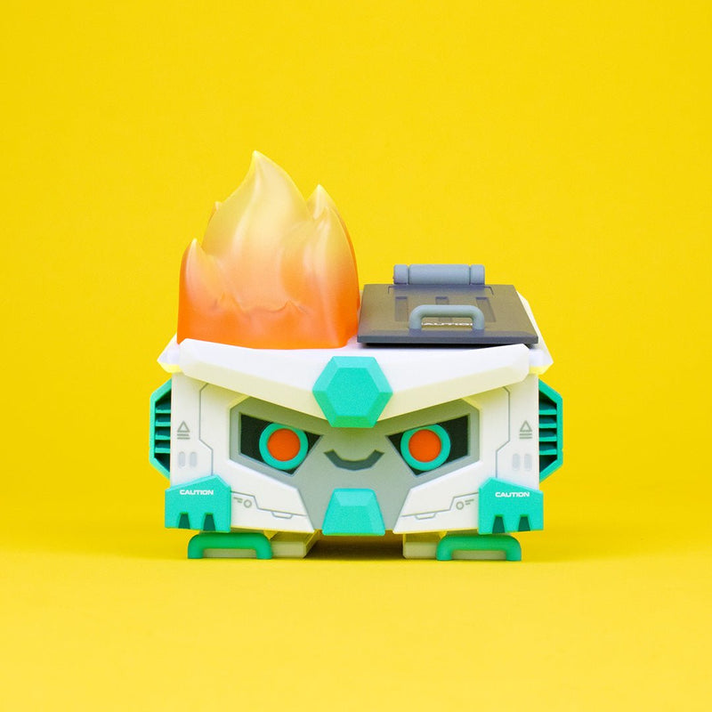 Mecha Dumpster Fire DF-79 figure Vinyl Art Toy 100soft