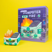 Mecha Dumpster Fire DF-79 figure Vinyl Art Toy 100soft