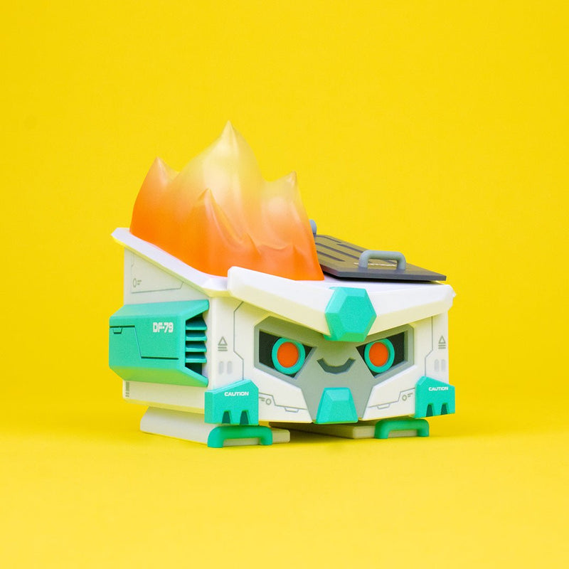 Mecha Dumpster Fire DF-79 figure Vinyl Art Toy 100soft