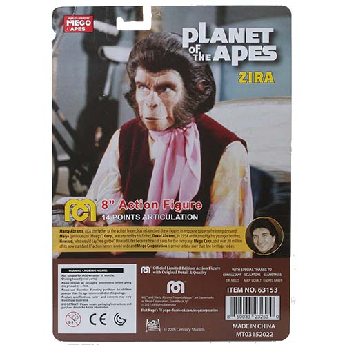 Mego Action Figure 8 Inch - Planet of the Apes - Select Figure(s) Action & Toy Figures ToyShnip