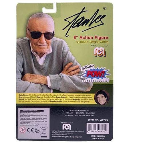 Mego Action Figure 8 Inch Stan Lee - Select Figure(s) Toys & Games ToyShnip