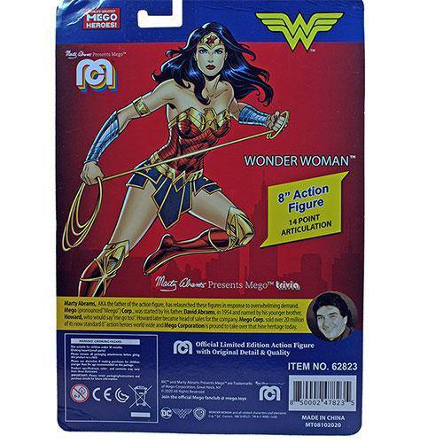 Mego Action Figure 8 Inch Wonder Woman Action & Toy Figures ToyShnip