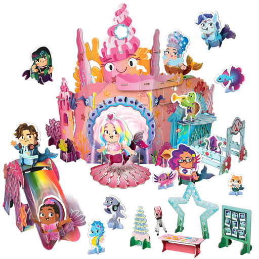 Coral Castle: Majestic Mermaids Buildable Playset Playset Playper