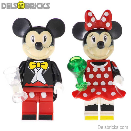 Mickey & Minnie Mouse Minifigures Minifigures DelsBricks Minifigures