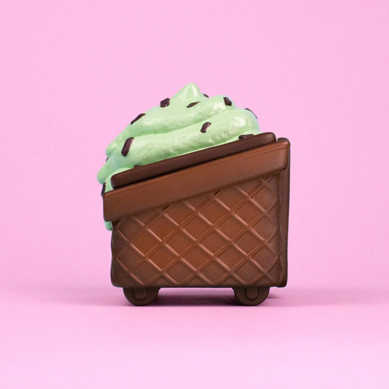 Mint Chip Dumpster Ice Cream Vinyl Figure Vinyl Art Toy 100soft