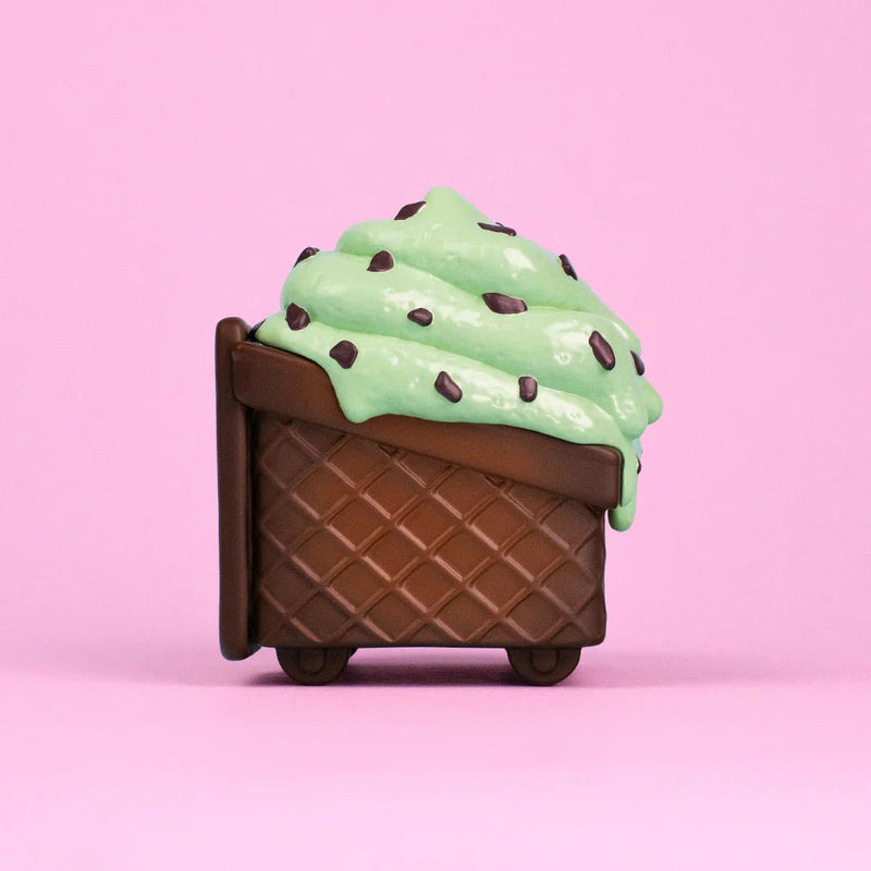Mint Chip Dumpster Ice Cream Vinyl Figure Vinyl Art Toy 100soft