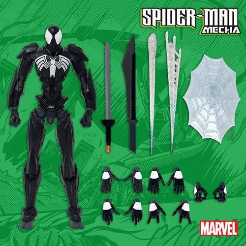 Mondo Spider-Man Mecha Symbiote Variant 10-Inch Action Figure Action & Toy Figures ToyShnip