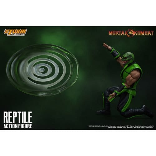 Mortal Kombat Reptile 1:12 Scale Action Figure Action & Toy Figures ToyShnip