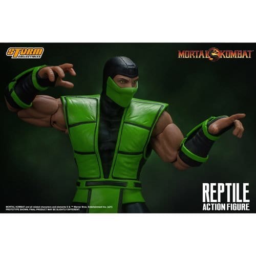 Mortal Kombat Reptile 1:12 Scale Action Figure Action & Toy Figures ToyShnip