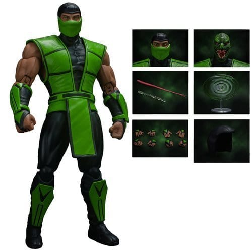 Mortal Kombat Reptile 1:12 Scale Action Figure Action & Toy Figures ToyShnip