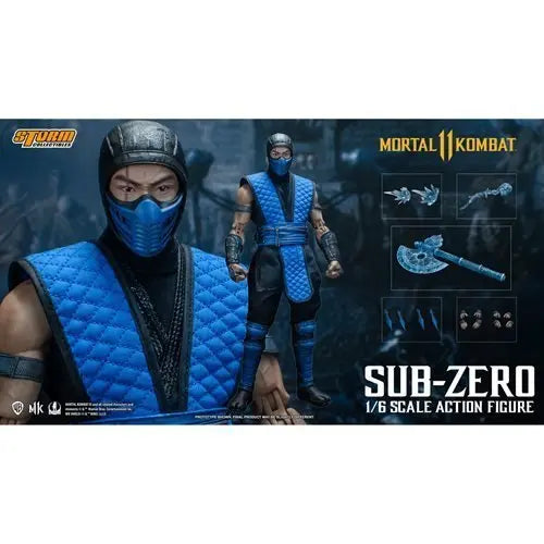 Mortal Kombat Sub-Zero 1:6 Scale Action Figure Action & Toy Figures ToyShnip