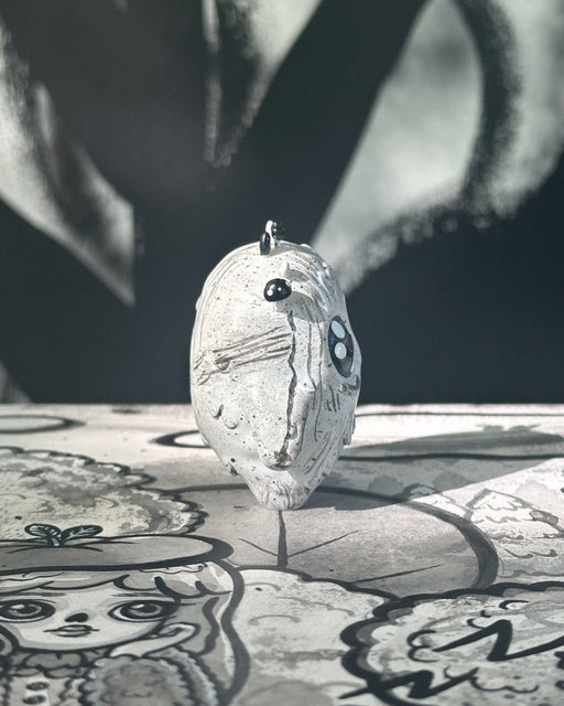 Mossy - The Mini Moss Spirit - Brushstrokes by Mumbot Designer Toys Strangecat Toys