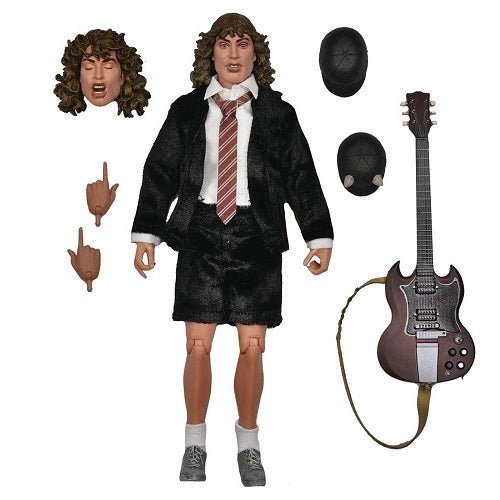 NECA AC/DC Angus Young Highway To Hell 8-Inch Clothed Action Figure Action & Toy Figures ToyShnip