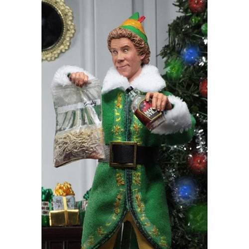 NECA Elf Buddy the Elf 8-Inch Clothed Action Figure Action & Toy Figures ToyShnip