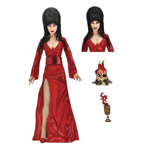 NECA Elvira Red, Fright & Boo 7-Inch Clothed Action Figure Action & Toy Figures ToyShnip