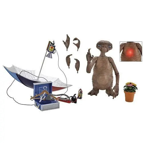 NECA E.T. 40Th Anniversary Deluxe 7-Inch Scale Action Figure - Select Figure(s) Action & Toy Figures ToyShnip