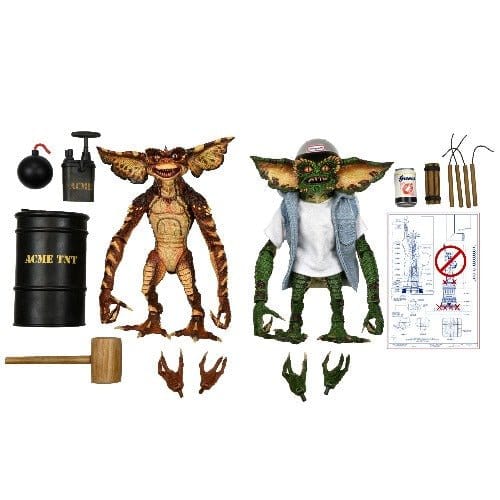 NECA Gremlins 2: The New Batch Demolition Gremlins Ultimate 7-In Figure 2-Pack Action & Toy Figures ToyShnip