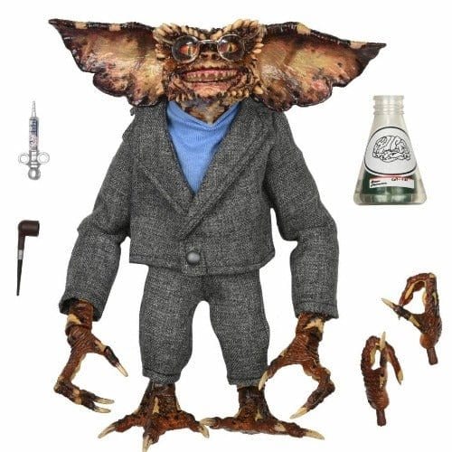 NECA Gremlins 2: The New Batch Ultimate Brain Ultimate 7-In Action Figure Action & Toy Figures ToyShnip